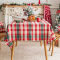 Tallis Tartan Tablecloth | 100% Cotton Christmas Plaid, Round & Rectangle Options 0