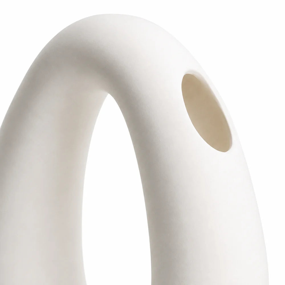 Vero Oval Vase | Ceramic, Matte Finish for Modern Decor 4