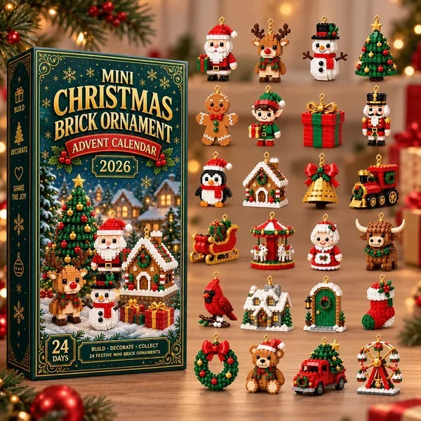 Mini construction ornaments