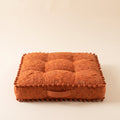 Blythe Floor Cushion in Orange, Style Room