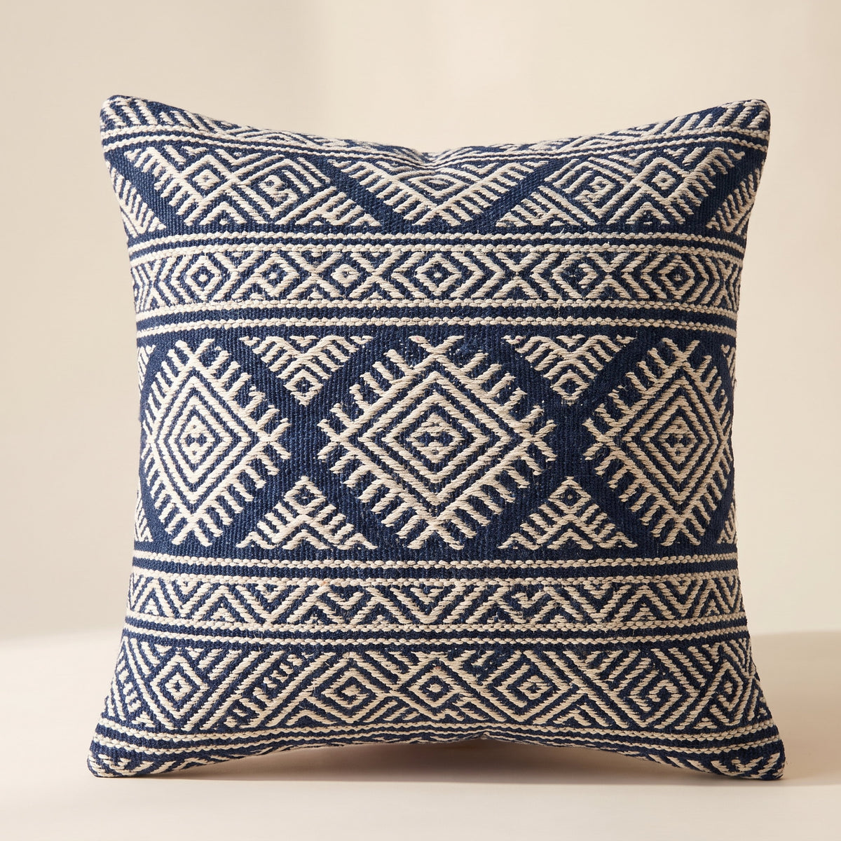 Evoa Geometric Cushion Cover in Tribal Night, Style Room