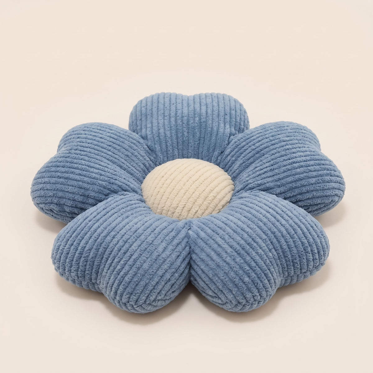 Flora Flower Cushion in Blue, Style Room