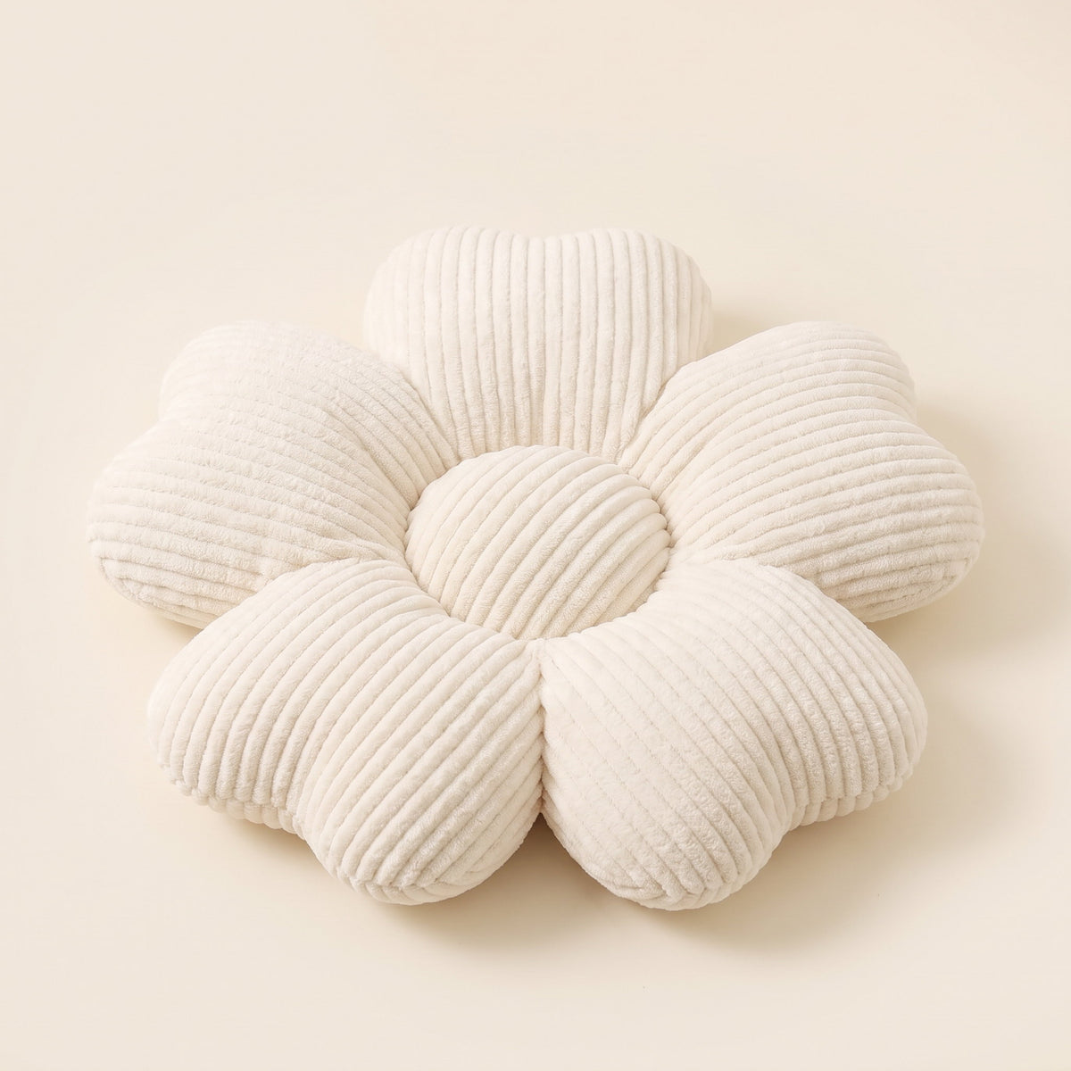Flora Flower Cushion in White, Style Room