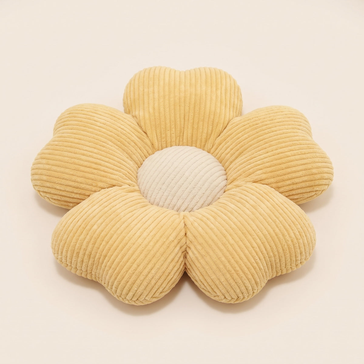Flora Flower Cushion in Yellow, Style Room