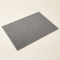 Halden ribbed entrance mat in grey on a cream background, Style Room