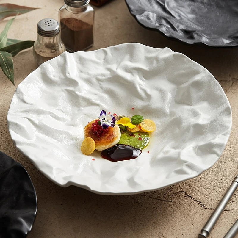 Kairo ceramic and porcelain plate set, view 2