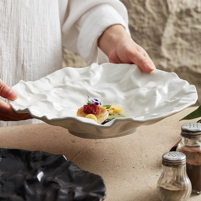 Kairo ceramic and porcelain plate set, view 7
