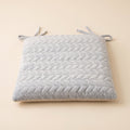 Kairo Quilted Seat Cushion in Frost Tone, Style Room