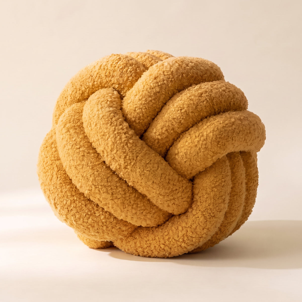 Kora Boucle Cushion in Caramel Color, Style Room