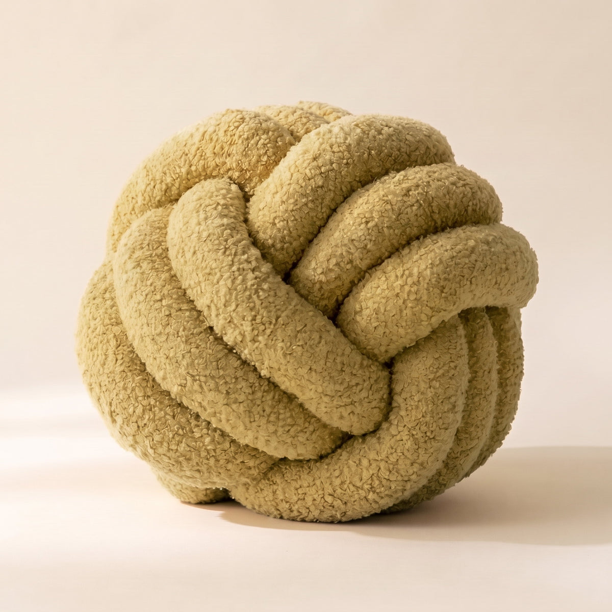 Kora Boucle Cushion in Khaki, Style Room