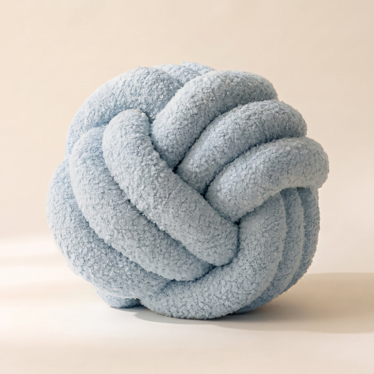 Kora Boucle Cushion in Light Blue, Style Room