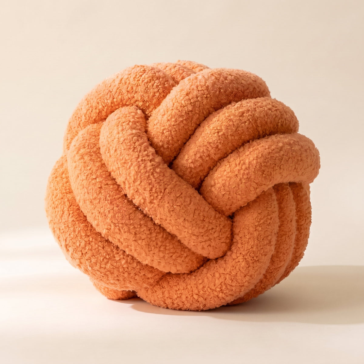 Kora Boucle Cushion in Orange Pink, Style Room