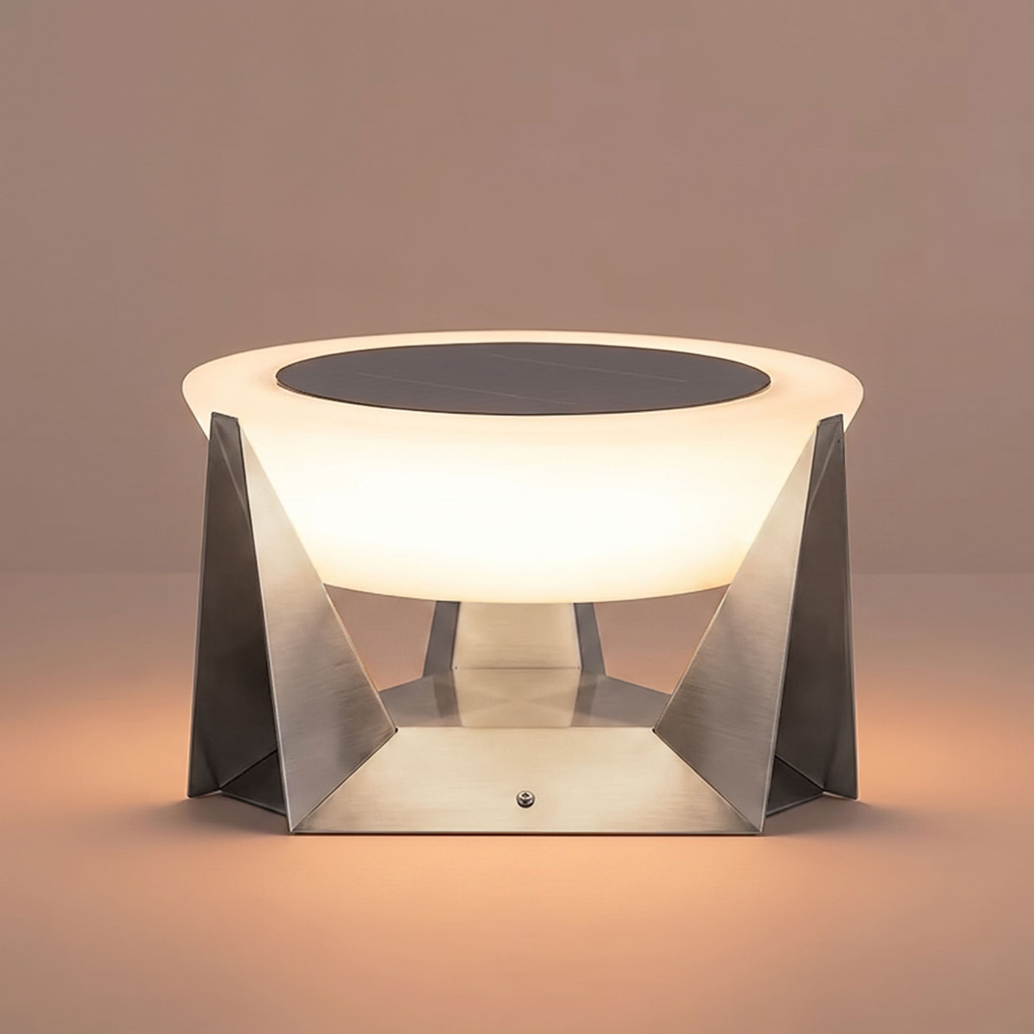 Lumen solar garden light in black, view 10