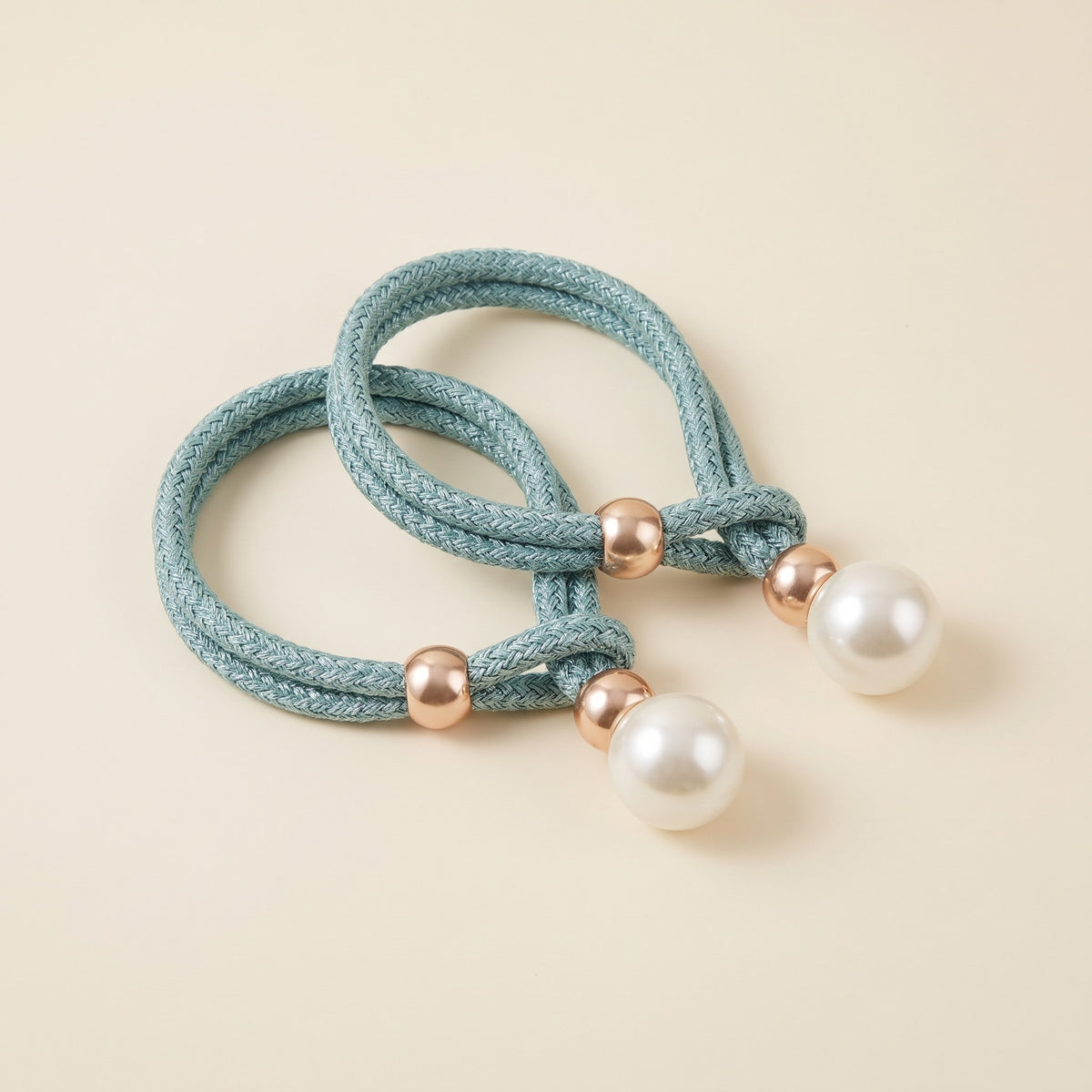 Luna Curtain Tie Back Set in Blue Green, Style Room