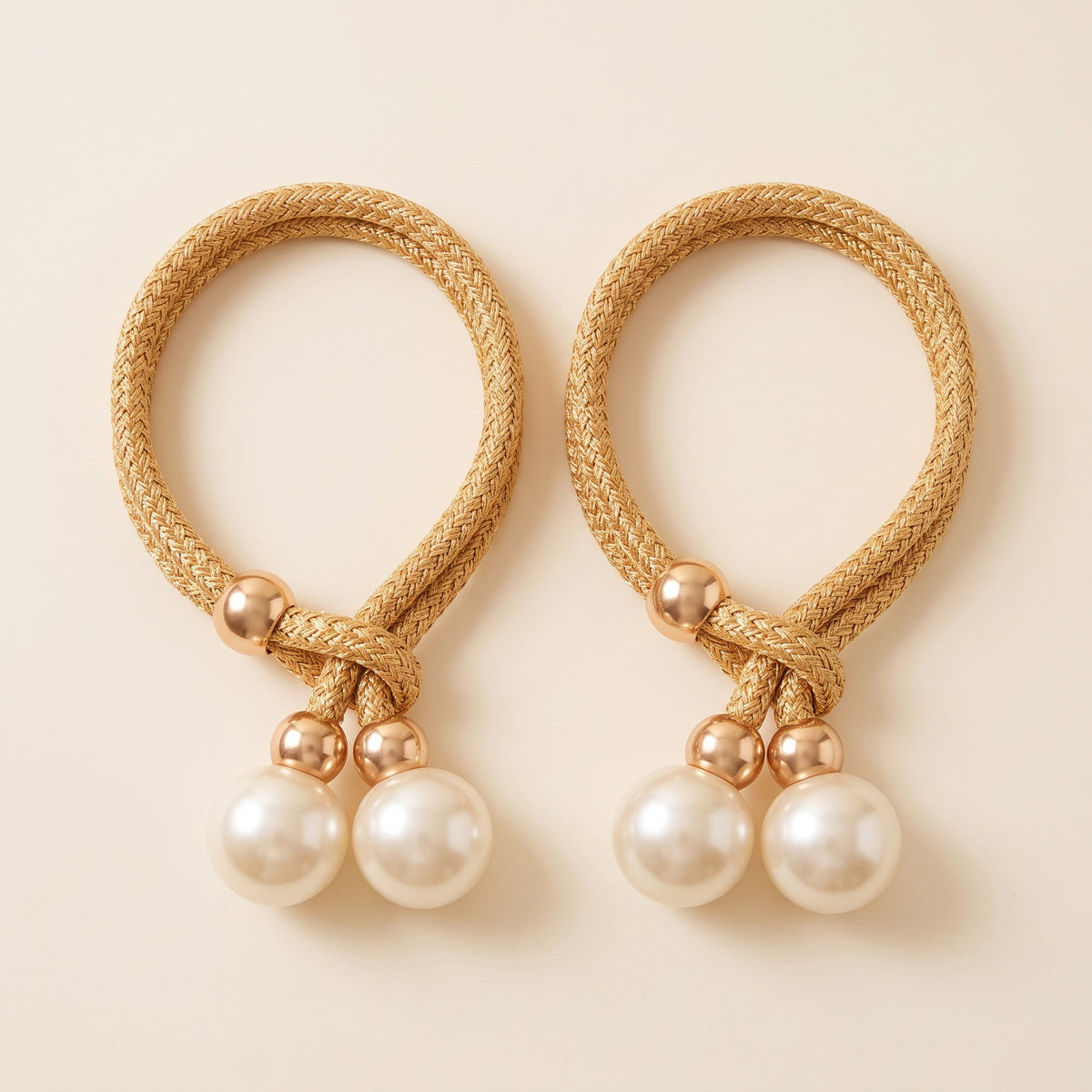 Luna Curtain Tie Back Set in Golden, Style Room