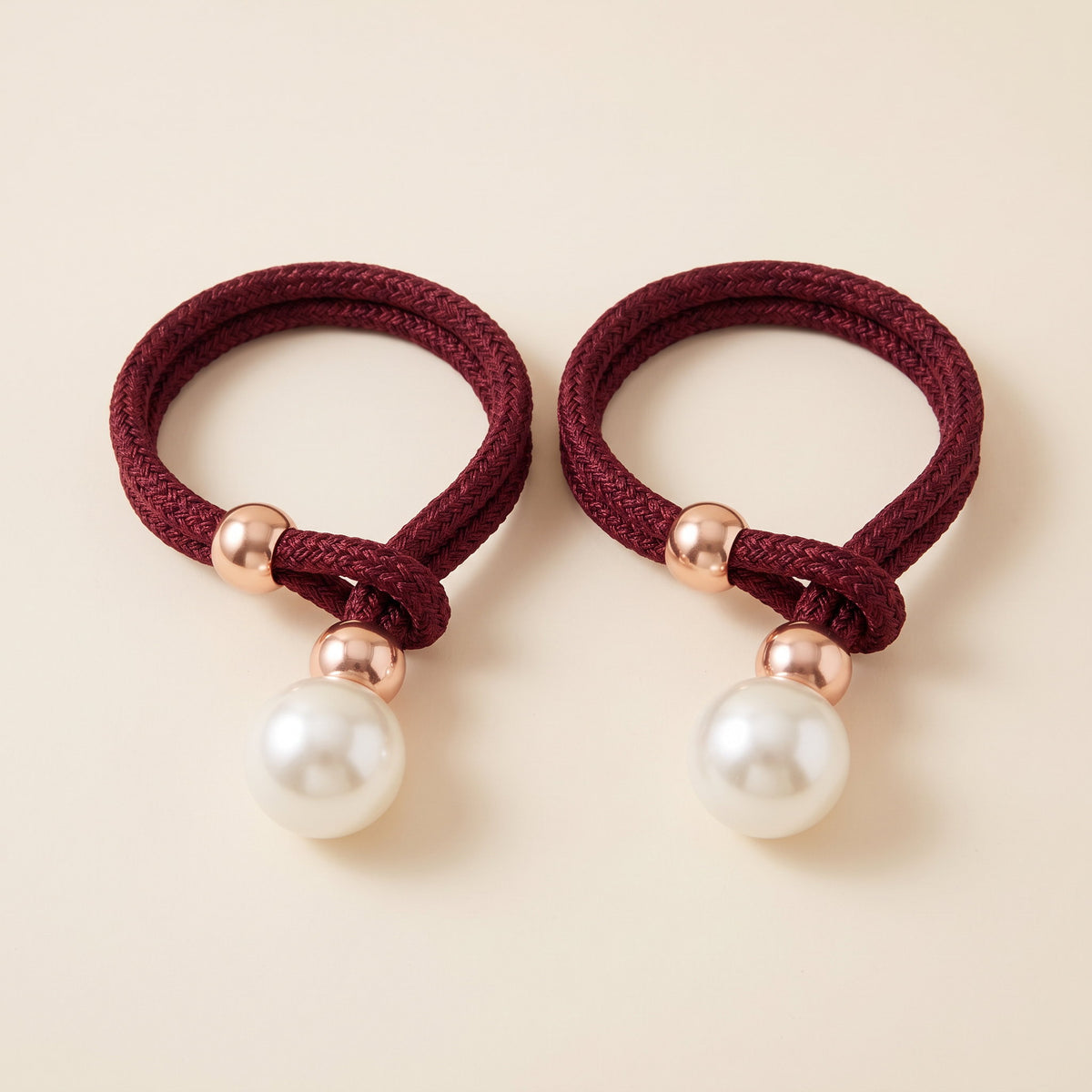 Luna Curtain Tie Back Set in Red Wine, Style Room