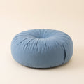 Mira Plush Meditation Cushion in Blue, Style Room
