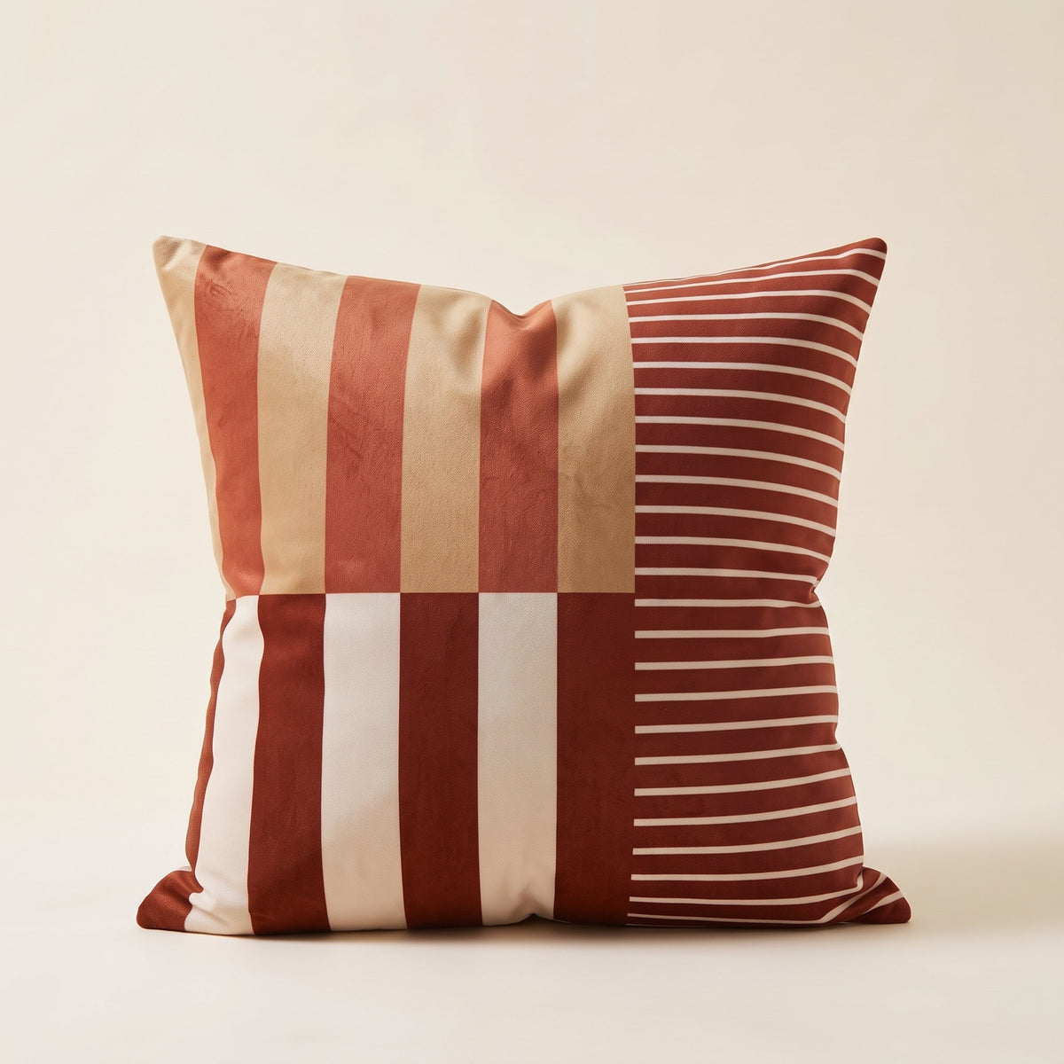 Mira Striped Cushion Cover in Urban Terra, Style Room
