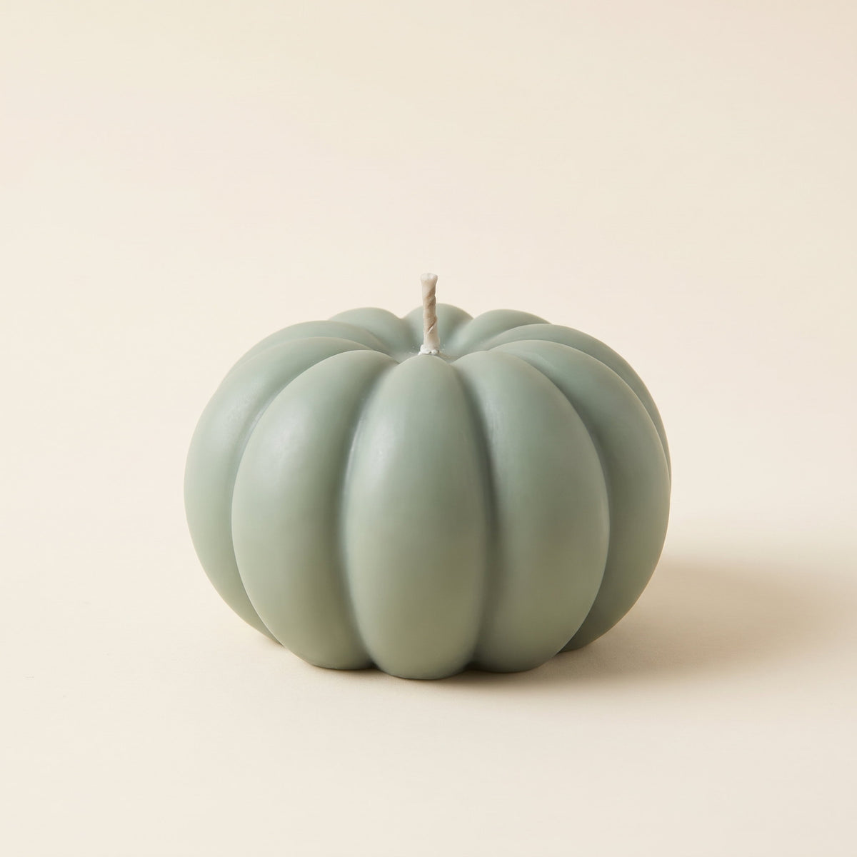 Pippin pumpkin candle in sage green, Style Room