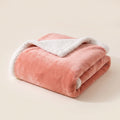 Seraphina Velvet Blanket in Coral Dream, Style Room