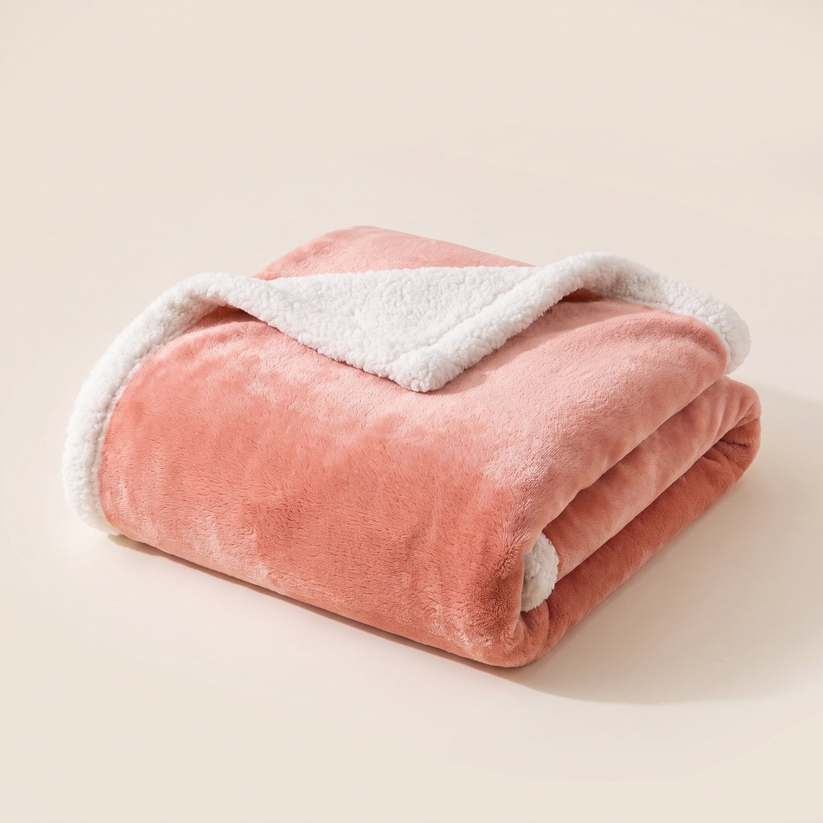 Seraphina Velvet Blanket in Coral Dream, Style Room