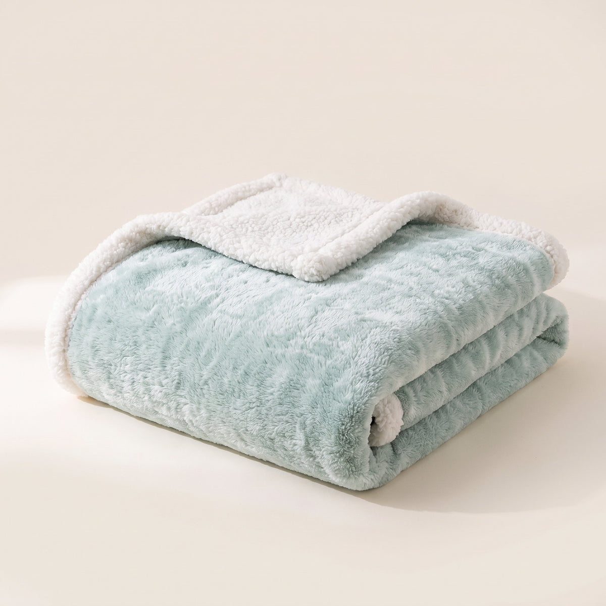 Seraphina Velvet Blanket in Sea Foam, Style Room