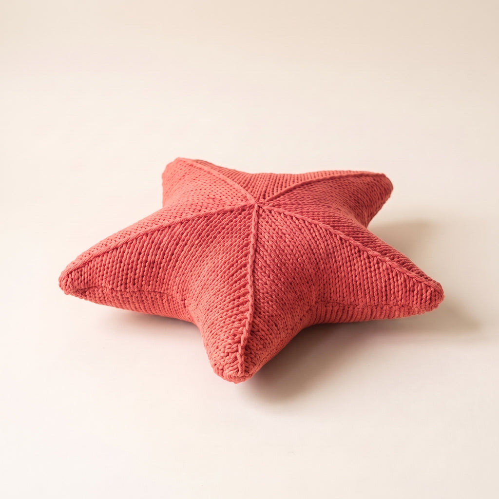 Silky Star Cushion in Coral Reef, Style Room