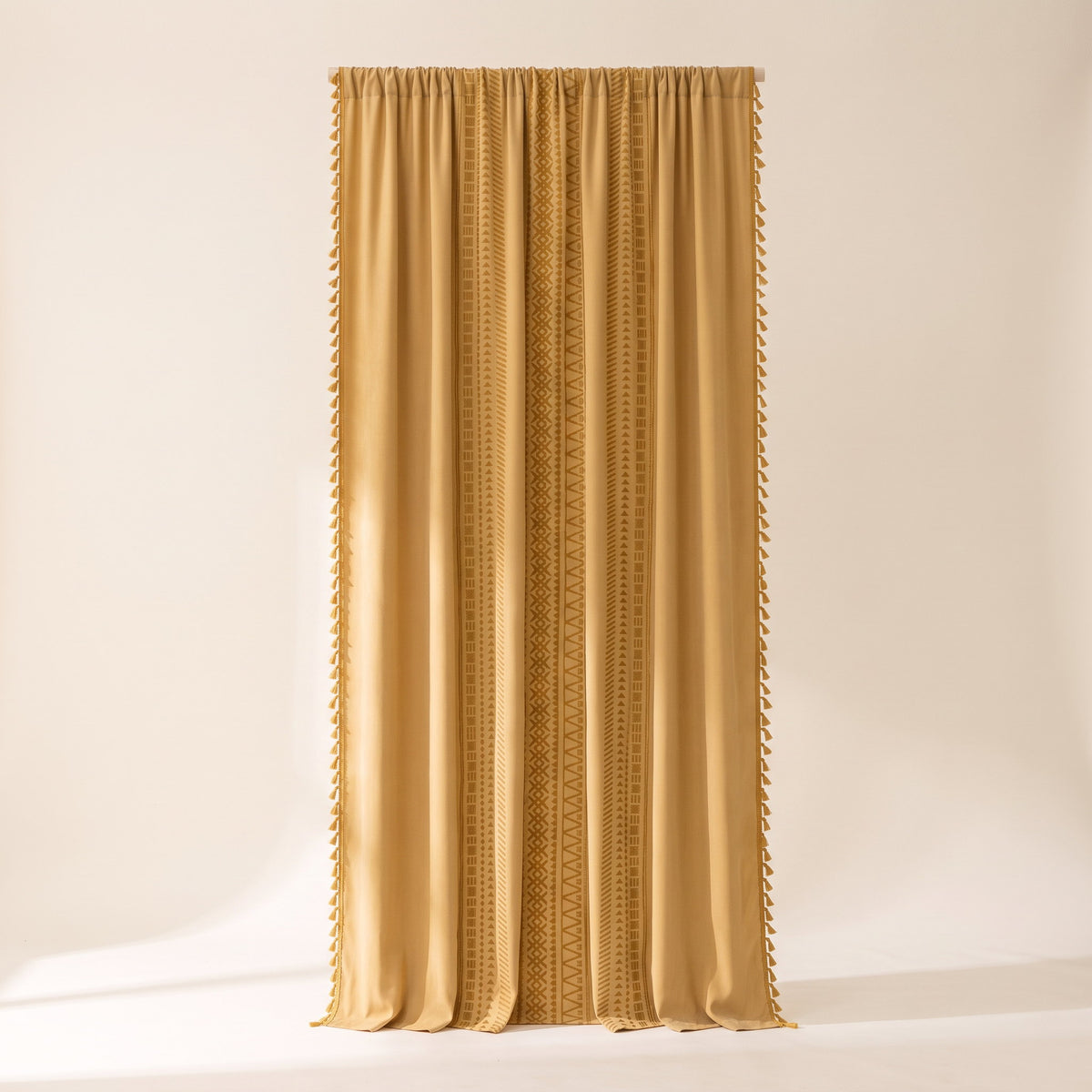 Solara Curtain Panel in Golden Ochre, Style Room