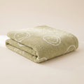 Soleil Plush Blanket in Olive Bliss, Style Room