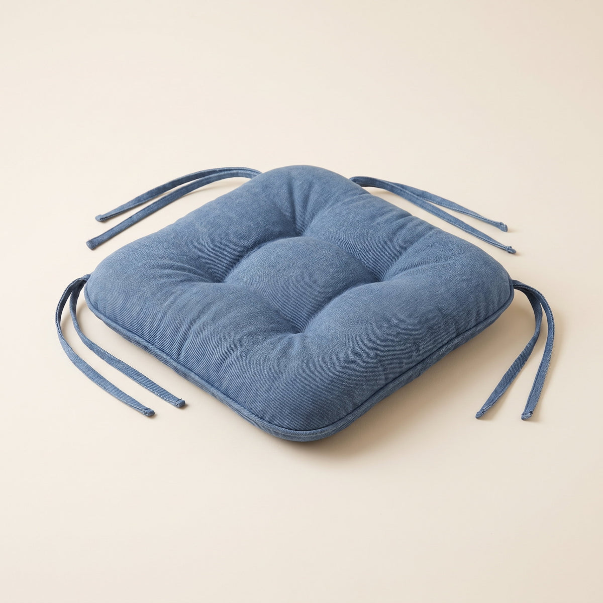 Vela Chair Cushion in Denim Glint, Style Room