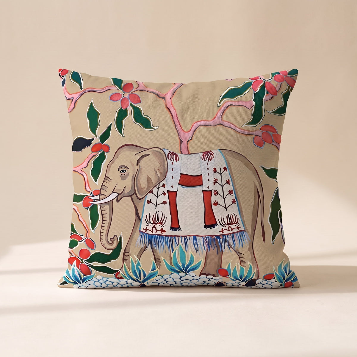 Zara Cushion Cover in Elephant Bliss, Style Room