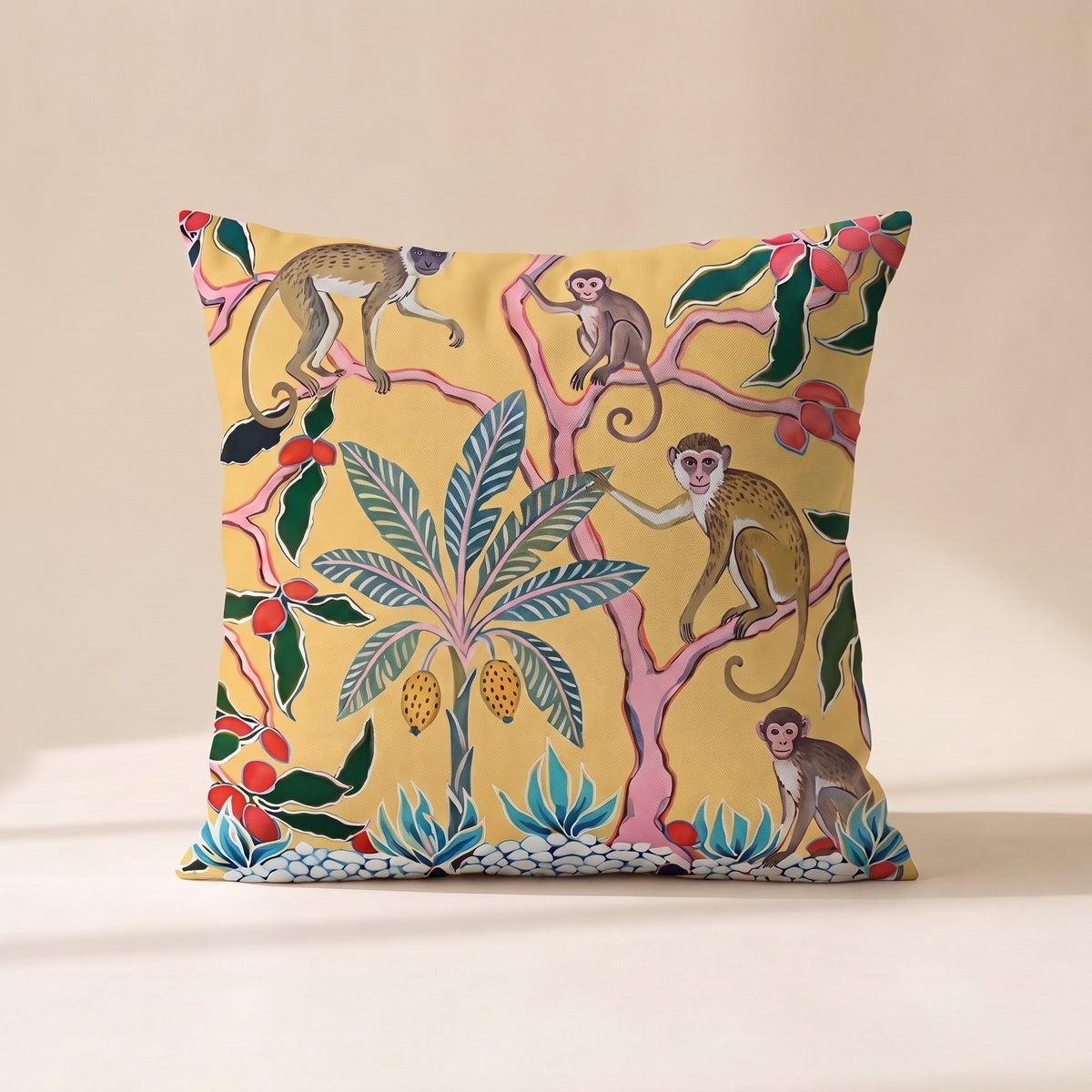Zara Cushion Cover in Sunny Monkeys, Style Room