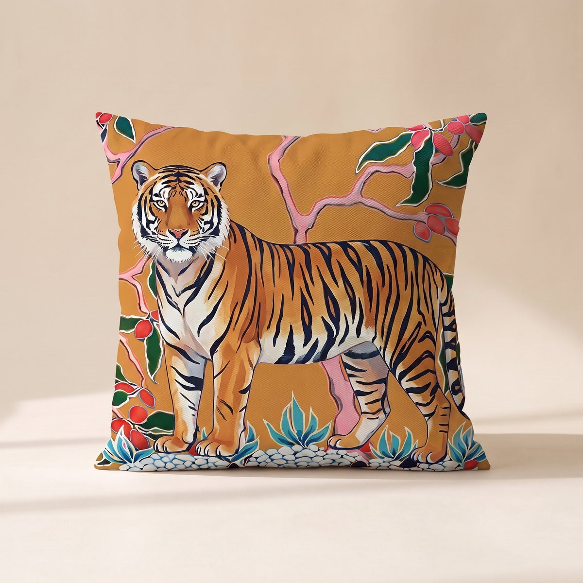 Zara Cushion Cover in Tiger Charm, Style Room
